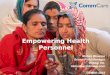 Empowering Health Personnel