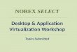 Desktop & Application Virtualization Workshop