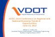 ACEC Joint Conference on Regional and National Economy Trends &            Opportunities June 14, 2012
