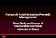 Research Administration Records Management