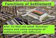 Functions of Settlement