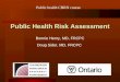 Public Health Risk Assessment