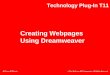 Creating Webpages Using Dreamweaver