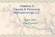 Chapter 2 Family & Personal Relationships (1)