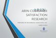 ARIN Customer Satisfaction Research