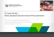 A Case Study : New  Zealand  Government  Procurement