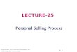 Personal  Selling Process