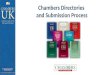 Chambers Directories  and Submission Process