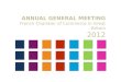 ANNUAL GENERAL MEETING French Chamber of Commerce in Great Britain 2012