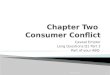 Chapter Two  Consumer Conflict