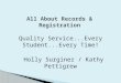 All About Records & Registration