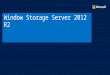 Window Storage Server 2012  R2