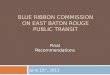 Blue ribbon commission on east baton rouge public transit
