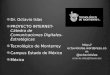 Dr. Octavio Islas PROYECTO INTERNET-  Cátedra de Comunicaciones Digitales-Estratégicas Tecnológico de Monterrey Campus Estado de México México