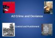 A2 Crime and Deviance