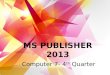 MS PUBLISHER 2013