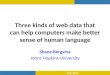Three kinds of web data that can help computers make better sense of human language