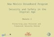 New Mexico Broadband Program Security and Safety in the Digital Age