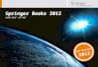 Springer Books  2012 Status  April- June 2012