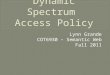 Dynamic Spectrum  Access Policy