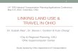 Linking Land Use &  Travel  in Ohio