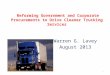 Reforming Government and Corporate Procurements to Drive Cleaner Trucking Services