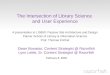 The Intersection of Library Science  and User Experience