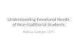 Understanding Emotional Needs of Non-traditional Students