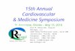 15th Annual Cardiovascular & Medicine Symposium St. Augustine, Florida – May 15, 2014