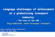 Language challenges of enforcement in a  globalising  transport industry  - The view of the IRU - Oleg Kamberski, Head Passenger Transport