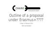 Outline  of a proposal under Erasmus +????