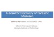 Automatic Discovery of Parasitic Malware