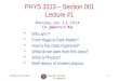 PHYS  3313  – Section 001 Lecture #1
