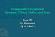 Comparative Economic Systems: China, India, and Iran