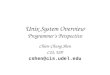 Unix System  Overview Programmer’s Perspective