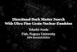 Directional Dark Matter Search With Ultra Fine Grain Nuclear Emulsion