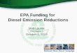 EPA Funding for  Diesel Emission Reductions