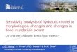 Sensitivity analysis of hydraulic model to morphological changes and changes in flood inundation extent