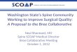 Neal Shonnard, MD Spine SCOAP Medical Director Bree Collaborative Meeting October 1, 2012