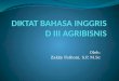 DIKTAT BAHASA INGGRIS  D III AGRIBISNIS