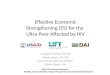 Effective Economic Strengthening (ES) for the  Ultra Poor Affected by HIV