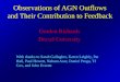 Observations of AGN Outflows and Their Contribution to Feedback