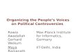 Organizing the People’s Voices on Political Controversies