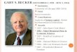 Gary S.  Becker  ( December 2, 1930 – May 3, 2014)