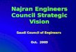 Najran  Engineers Council  Strategic Vision Saudi Council of Engineers  Oct.  2009
