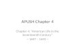 APUSH Chapter 4