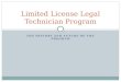 Limited License Legal Technician Program