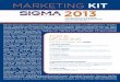 2013 SIGMA Marketing Kit