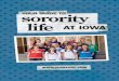 University of Iowa Sorority Recruitment Booklet