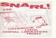 Snarl - Handbook Of Leeds Animal Liberation Front